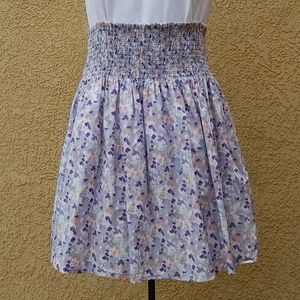 H&M floral print skirt